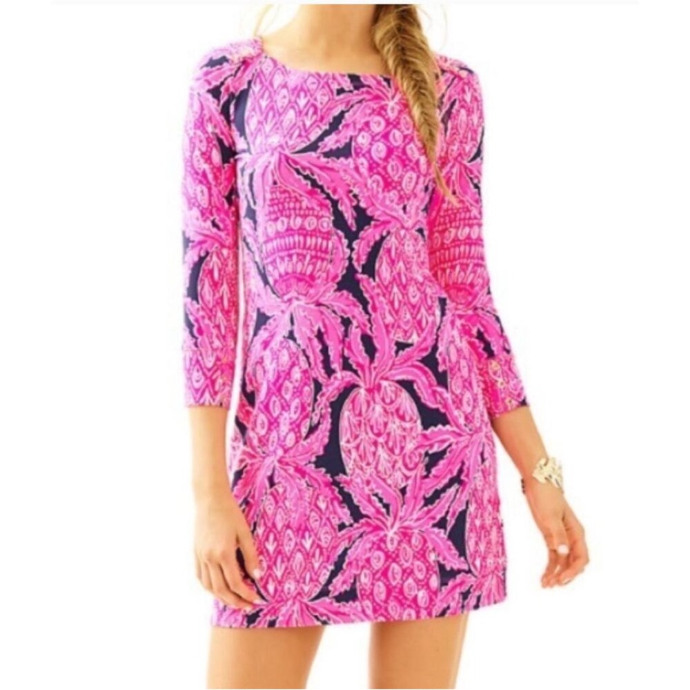 Lilly Pulitzer Sophie Dress Coco Safari Pineapple